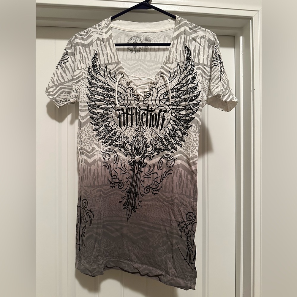 Affliction size small women’s tshirt